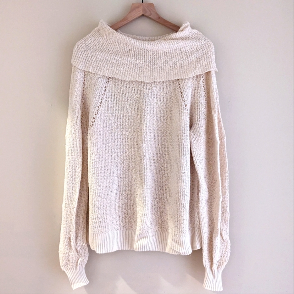 Free People By Your Side Sweater - Ivory - S